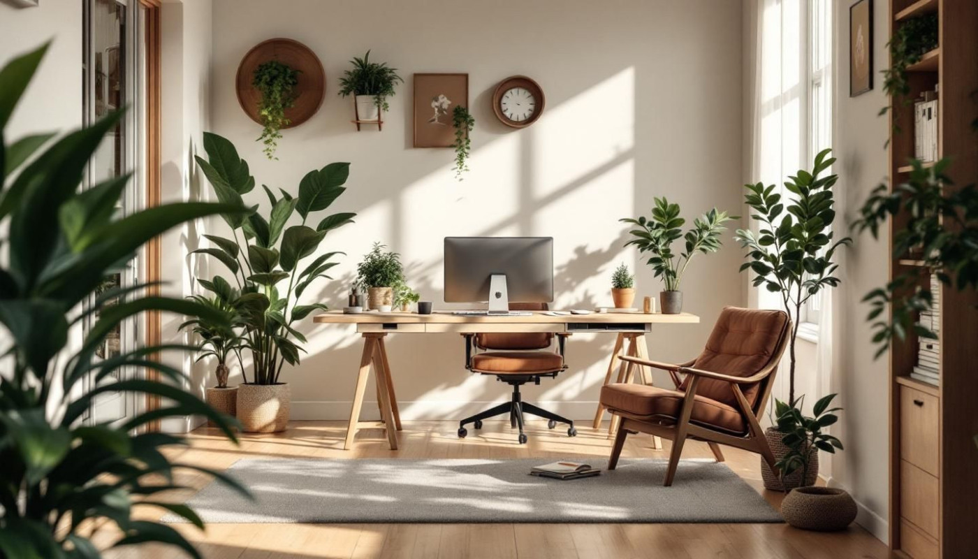 Comment organiser un espace de travail ergonomique chez soi ?