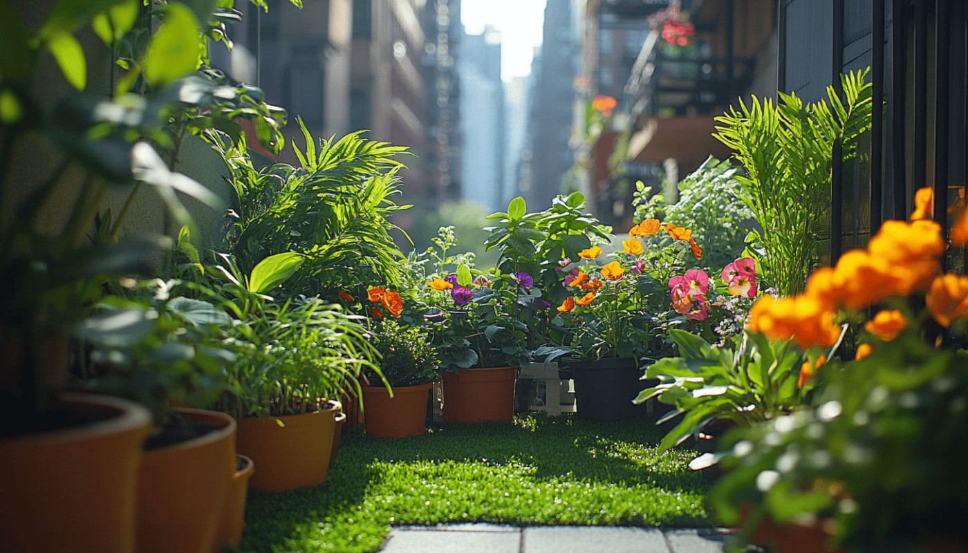 Maximiser l'espace dans un petit jardin urbain